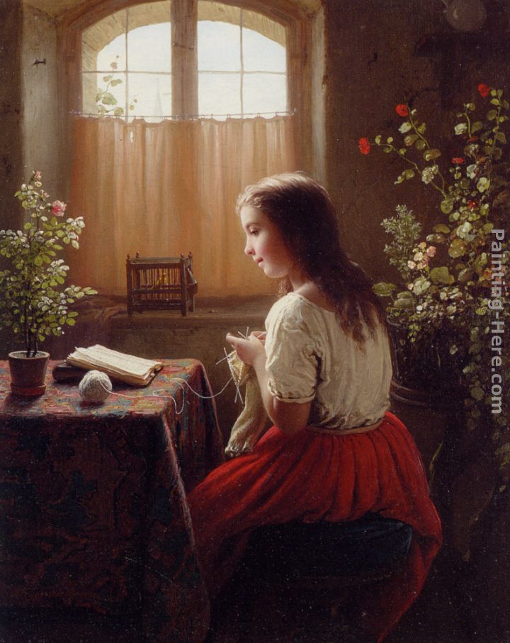 An Afternoons Amusements painting - Johann Georg Meyer von Bremen An Afternoons Amusements art painting